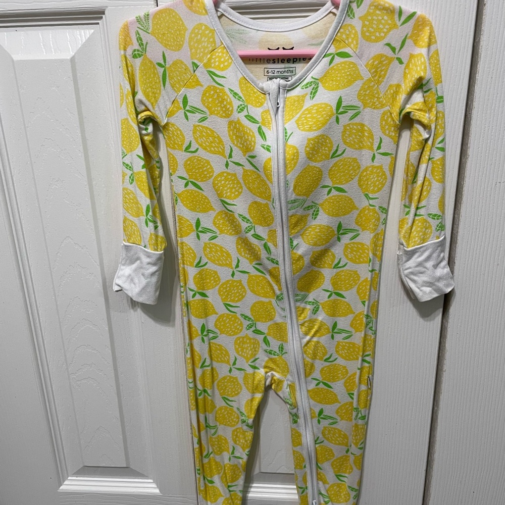 Little Sleepies Zippies Lemon Print 6-12 months
